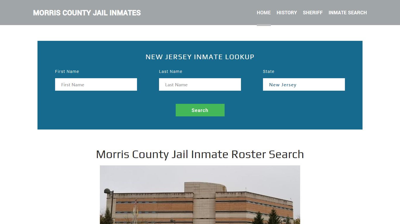 Morris County Jail Inmate Roster Lookup, Morristown, NJ